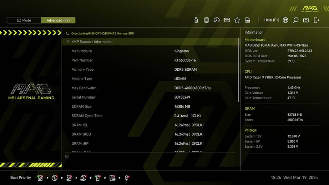 MSI MAG B850 TOMAHAWK MAX WIFI-4